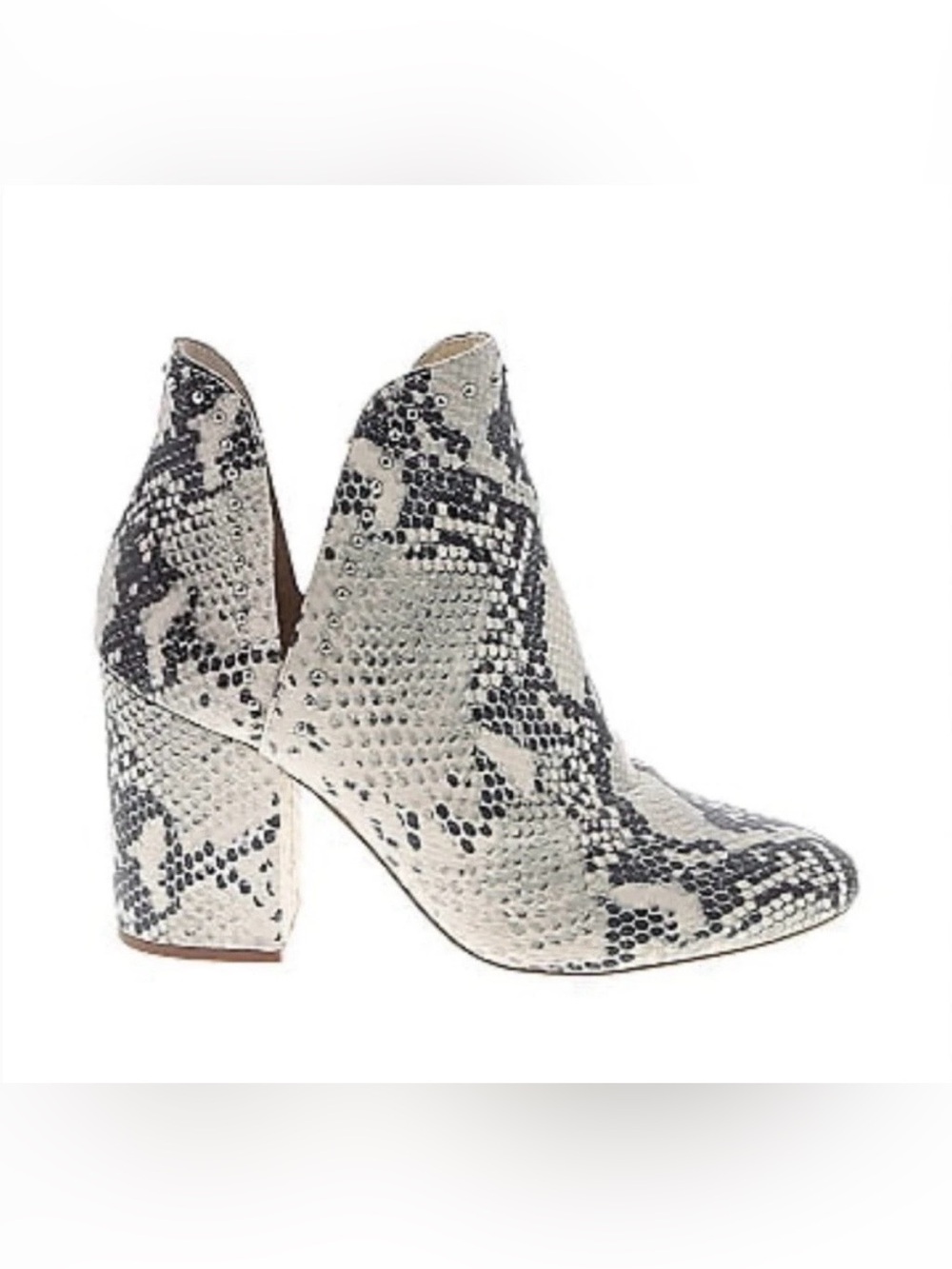 Madden Girl Snake Print Booties